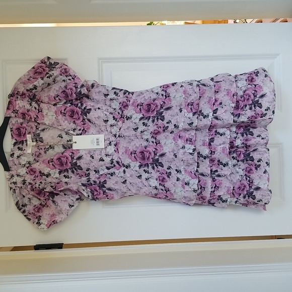 LOVESHACKFANCY Silk Blend Higgins Dress Sandy Pink Shores - Picture 4 of 14